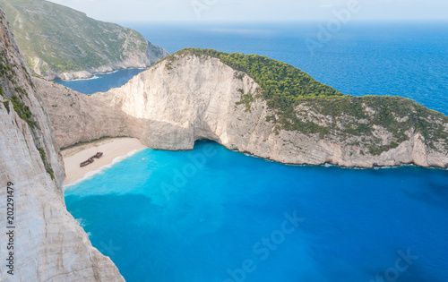Fotomural shipwreck in Zakynthos Greece