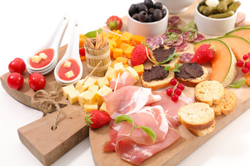 Wall Mural - assorted snack and antipasto