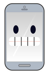 Poster - Smartphone Emoji grinsend