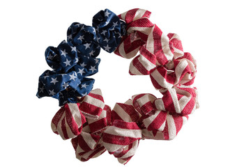 Patriotic American Independence wreath