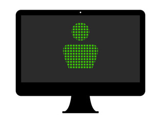 Poster - Pixel Icon PC - Person