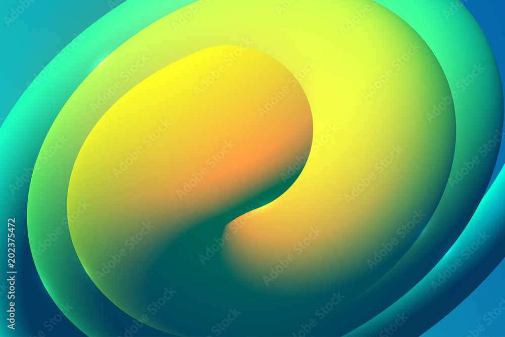 Liquid colorful shape. Trendy abstract background. Futuristic design ...