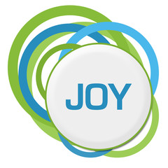 Sticker - Joy Random Green Blue Rings 