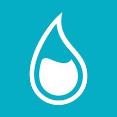 Poster - Water symbol. Glass Icon. Logo. vector Eps10.