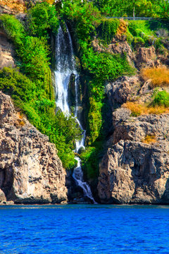 Waterfall Duden at Antalya, Turkey