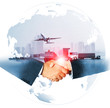© sittinan - success business of Global logistics , Air cargo trucking rail transportation maritime shipping On-time delivery,Supply Chain concept