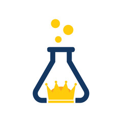 Wall Mural - King Lab Logo Icon Design