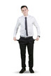 © Creativa Images - European businessman showing empty pockets