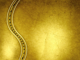 golden metal plate background