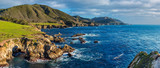 Fototapeta  - A panoramic view of the Big Sur coastline along California.