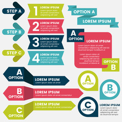 Wall Mural - Infographics Design Template Vector