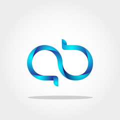 Letter AB Logo Design