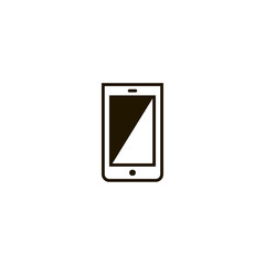 Sticker - smartphone icon. sign design