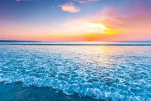 Radiant Sea Beach Sunset
