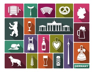 Wall Mural - Icons Of Germany