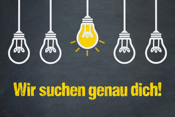 Poster - Wir suchen genau dich!