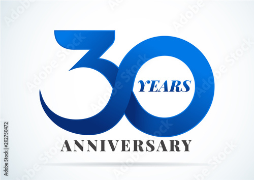 Cuadros en Lienzo 30 Years Anniversary,anniversary emblems 30 in anniversary concept template desi