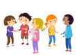 Stickman Kids Social Skills Illustration