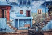 Small Street In Jodhpur - The Blue City