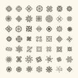 Set of icons with Slavic pagan symbols for your design
