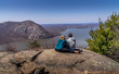 © eileen10 - Young couple overlooking Hudson River at Bull Hill near Cold Spring, NY