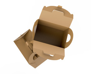 Sticker - Kraft box with handle