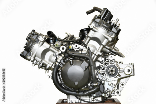 大型バイクエンジンの整備 Fototapeta