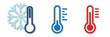 Symbol-Set - Temperaturen
