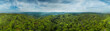 canvas print picture - 360° Luftbild Panorama Pfälzer Wald