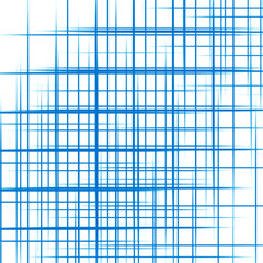 blue watercolor grid squares background pattern, vector illustration