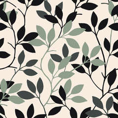 Summer leaves pattern