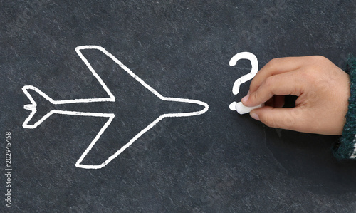 Avion Et Point D Interrogation Buy This Stock Photo And Explore Similar Images At Adobe Stock Adobe Stock