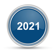 Poster - Blauer Button - 2021