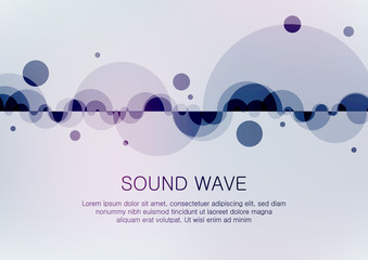 Wall Mural - sound wave