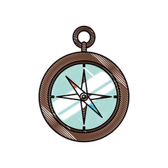 Poster - compass guide isolated icon vector illustration design