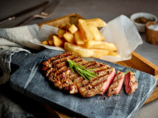 Canvas Print - grilled beef steak