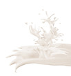 giclée du lait-splash-crémeux- liquide crémeux-lait de vache