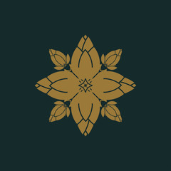 Canvas Print - LOTUS logo vector