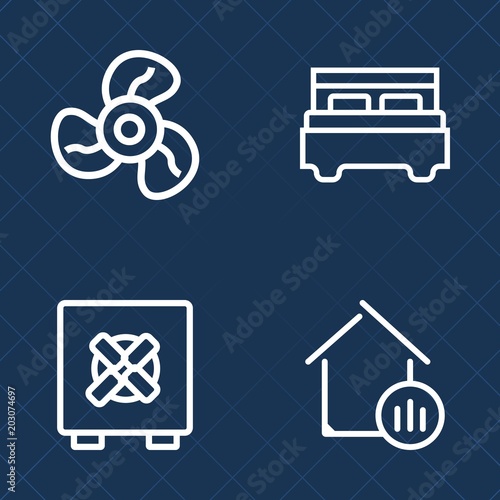 Premium Set Of Outline Vector Icons Such As Cooler