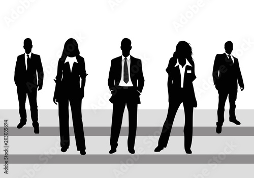 Hombre Mujeres Siluetas Traje De Chaqueta Escaleras Y Fondo Blanco Buy This Stock Illustration And Explore Similar Illustrations At Adobe Stock Adobe Stock