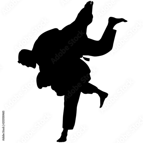 Dekoracja na wymiar sylwetka-judo-judo-clipart-wektor-sportowy-plci-judosvg-png-eps-jpg