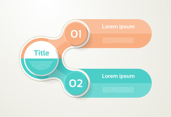 Wall Mural - Vector infographic template for diagram, graph, presentation and