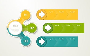 Wall Mural - Vector infographic template for diagram, graph, presentation and
