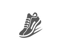 Modern Fast Running Sports Shoe Icon