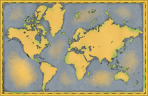 Cartina Mondo Disegnata Illustrata Pennellate Cartina Geografica Fisica Cartografia Buy This Stock Illustration And Explore Similar Illustrations At Adobe Stock Adobe Stock