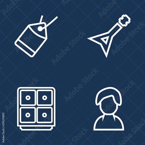 Premium Set Of Outline Vector Icons Such As Bank Price Currency