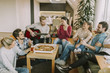 © BGStock72 - Young people having pizza party in the room
