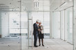 © ReeldealHD images - Businessman looking at new office space