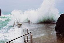 Powerful Waves, Tramore, Waterford, Ireland