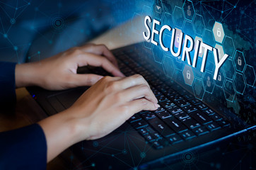 press enter button on the computer. key lock security system abstract technology world digital link 
